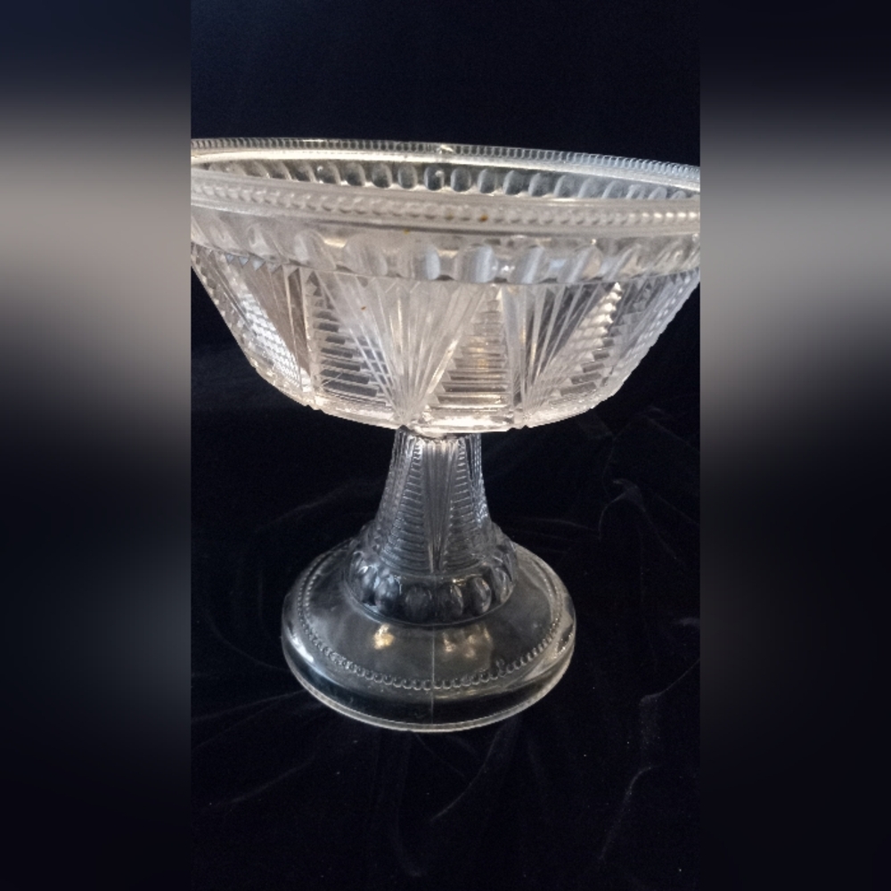 Antique Vintage Glassware 9" X 8"